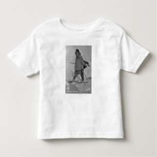 Alaskan Seal Hunter with Snowshoes Photograph Toddler T-Shirt
