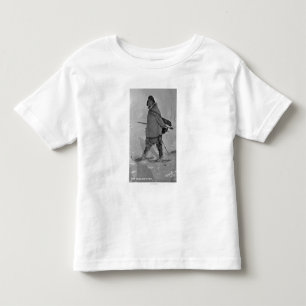 Alaskan Seal Hunter with Snowshoes Photograph Toddler T-Shirt