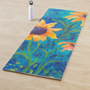 Alaskan Sunflowers Yoga Mat