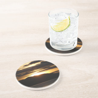 Alaskan Sunset III Beautiful Alaska Photography Coaster