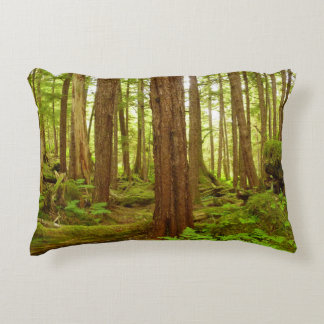 Alaskan Temperate Rainforest Decorative Cushion
