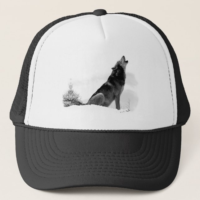 Alaskan Timber Wolf Hat (Front)