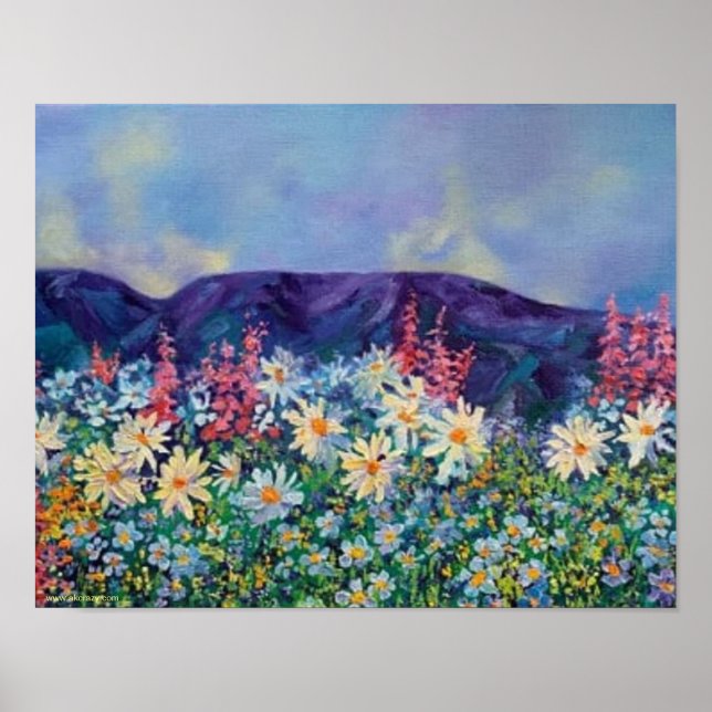 Alaskan Tisha's Garden Matte Poster (Front)