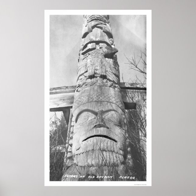 Alaskan Totem Pole 1912 Poster (Front)