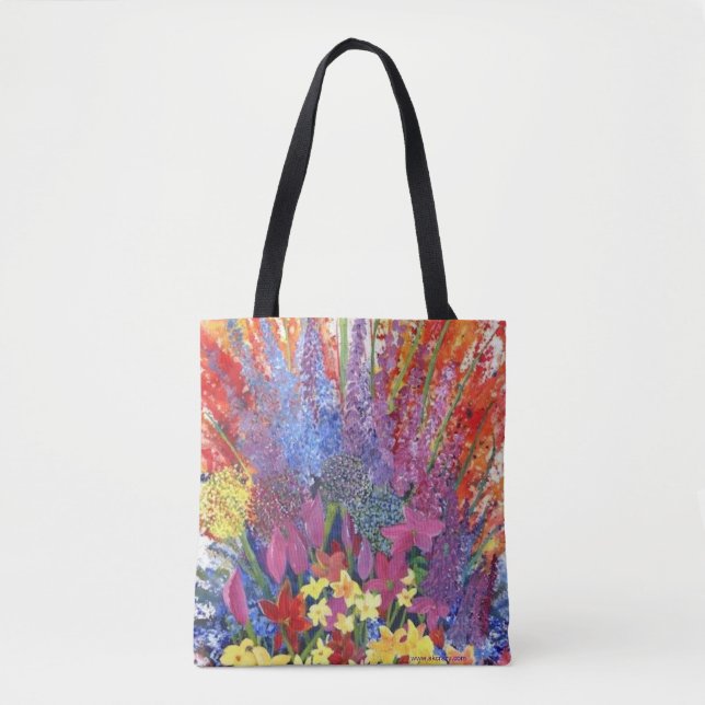 Alaskan Wildflowers Tote Bag (Front)