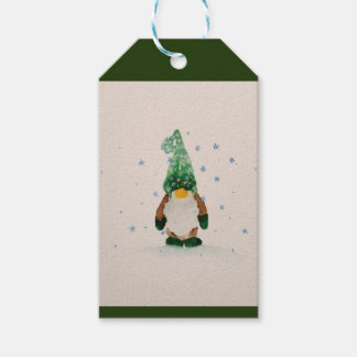 Alaskan Winter Gnome Gift Tag