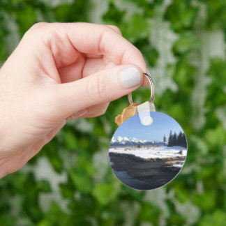 Alaska's Coastal Wonders: Beach Hike Keychain