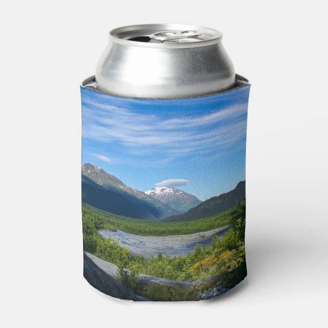 Alaska's Exit Glacier Valley Can Cooler (Can Front)
