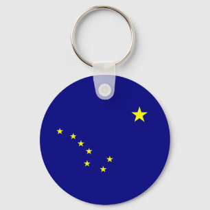 Alaska's Flag Key Ring