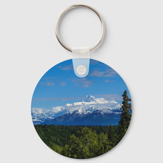 Alaska's Mt. McKinley Key Ring (Front)