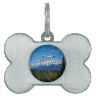 Alaska's Mt. McKinley Pet ID Tag
