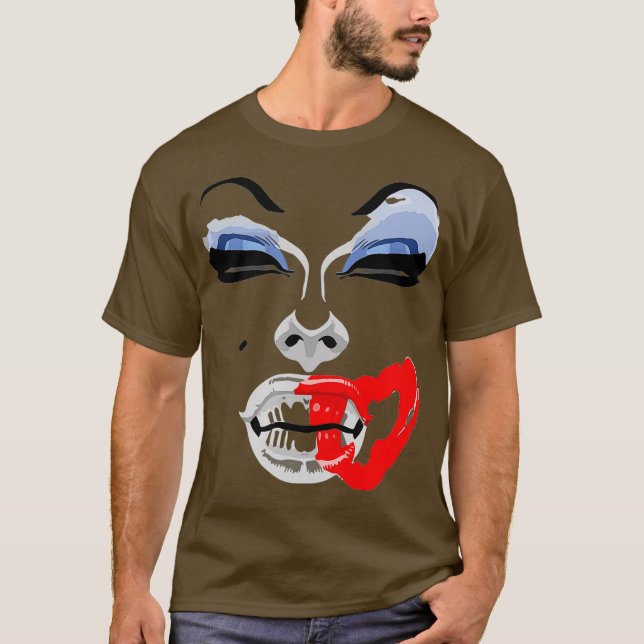 Alaskas Terrible Makeup Drag Queen T-Shirt (Front)