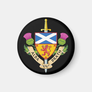 Alba Gu Bràth Scottish Heritage Crest Inspired Magnet