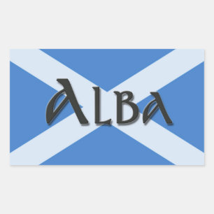 Alba Saltire Rectangular Sticker