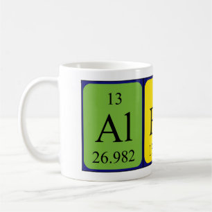 Albana periodic table name mug