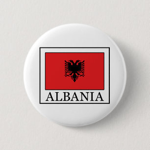 Albania 6 Cm Round Badge