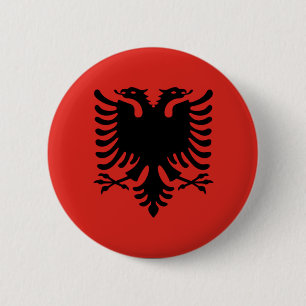 Albania 6 Cm Round Badge