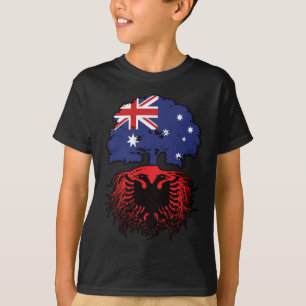 Albania Albanian Australian Australia Tree Roots T-Shirt