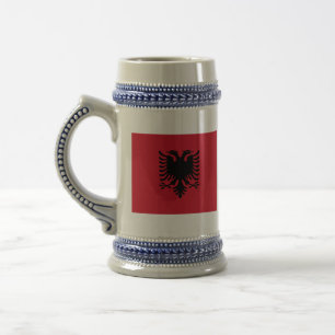 albania beer stein