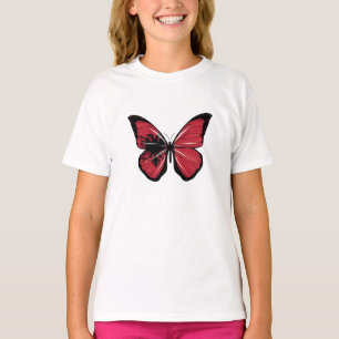 Albania Butterfly Flag T-Shirt