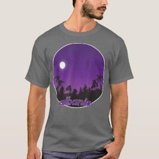 albania By night with Palms T-Shirt
