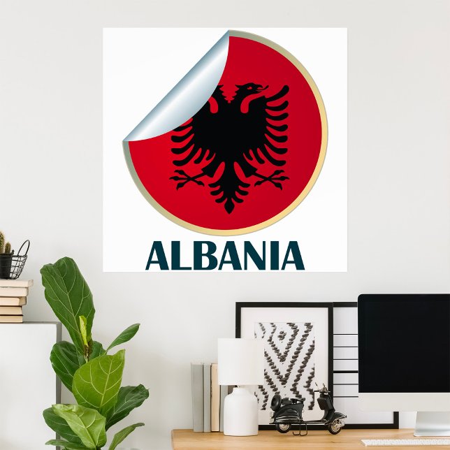 Albania Double Headed Eagle Emblem  Poster (Creator Uploaded)