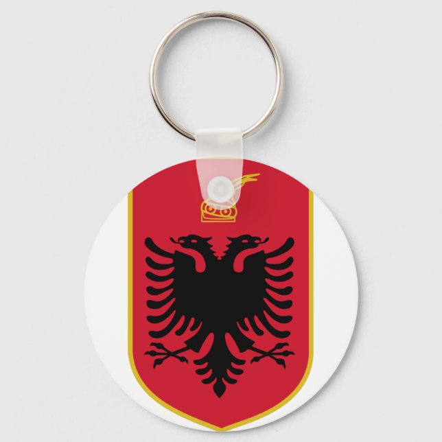 albania emblem key ring (Front)