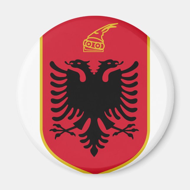 albania emblem magnet (Front)