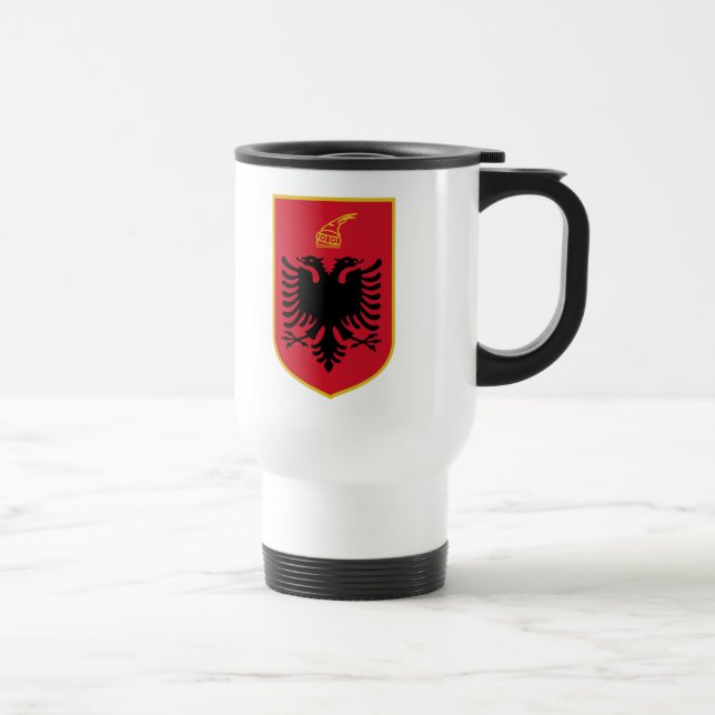 albania emblem travel mug (Right)