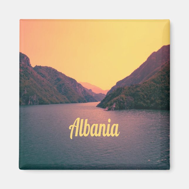 Albania Europe Beach Balkan Peninsula Magnet (Front)