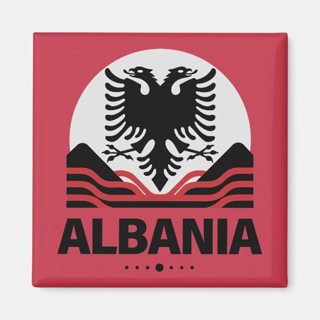 Albania European Union Magnet (Front)