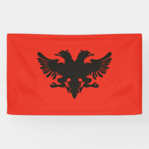 Albania flag banner