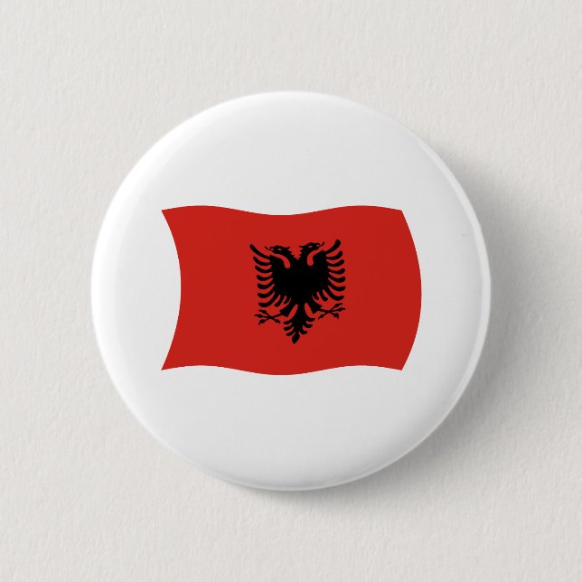 Albania Flag Button (Front)