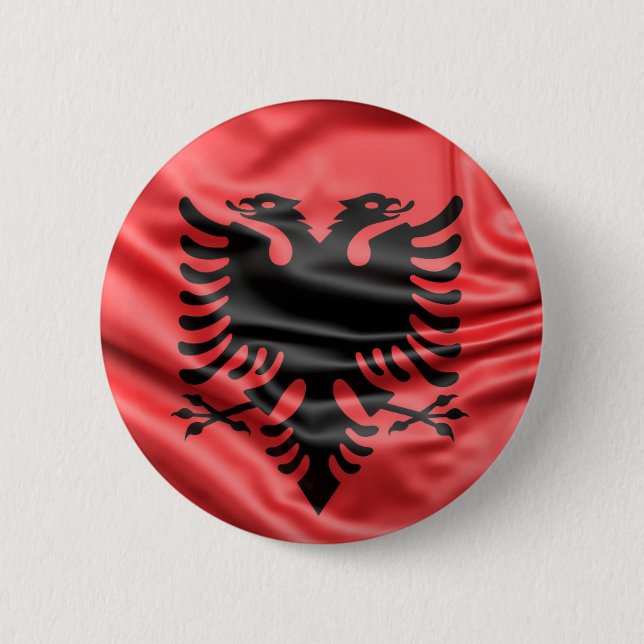 Albania Flag Button (Front)