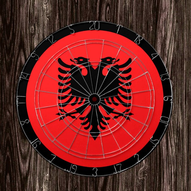 Albania Flag Dartboard & Albanian / game board (Creator Uploaded)