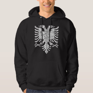 Albania Flag Eagle Albanian Kosovo Design Zip Hood Hoodie