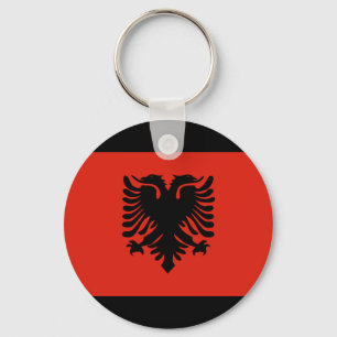 Albania Flag Key Ring