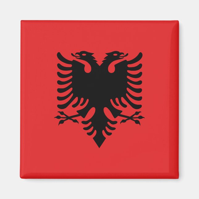 Albania Flag Magnet (Front)