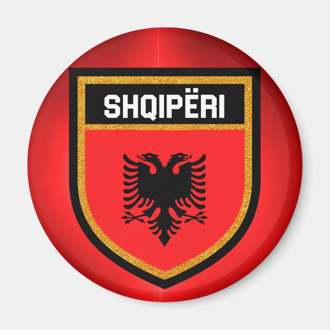 Albania Flag Magnet (Front)