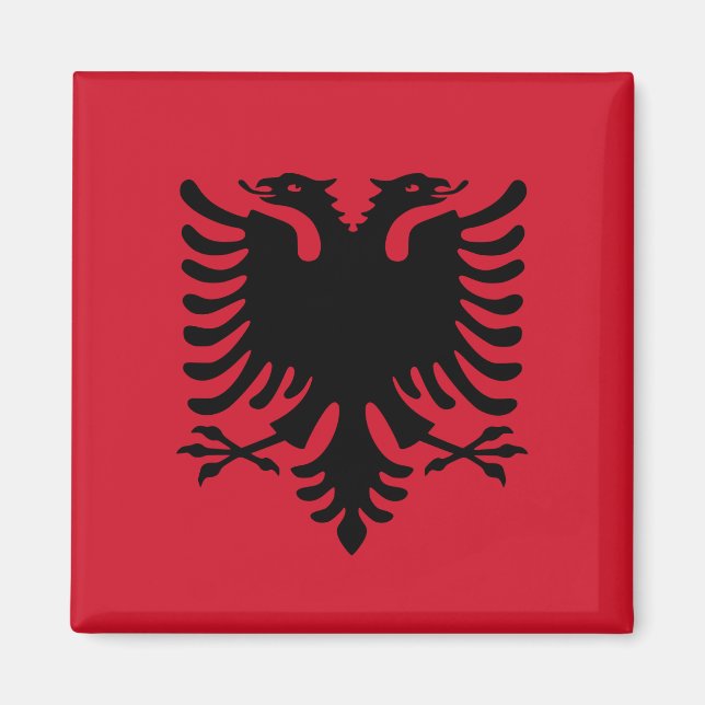 Albania Flag Magnet (Front)