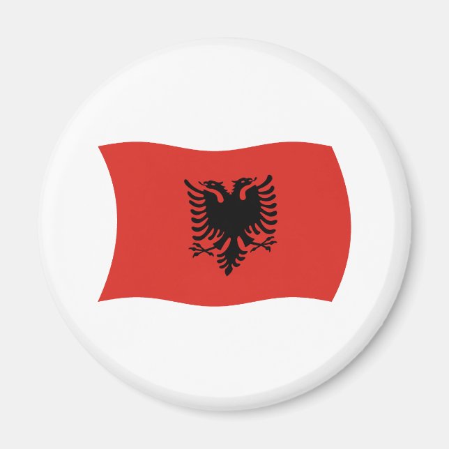 Albania Flag Magnet (Front)