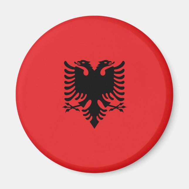 Albania Flag Magnet (Front)