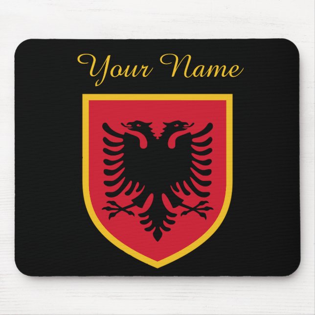 Albania Flag Mouse Pad (Front)
