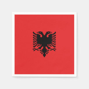 Albania Flag Napkin