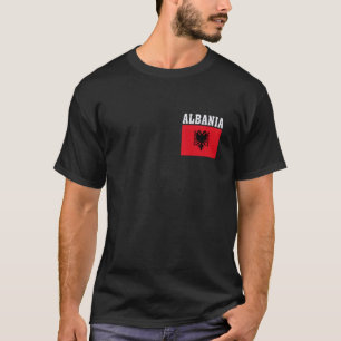Albania Flag Patriotic National Roots Souvenir T-Shirt