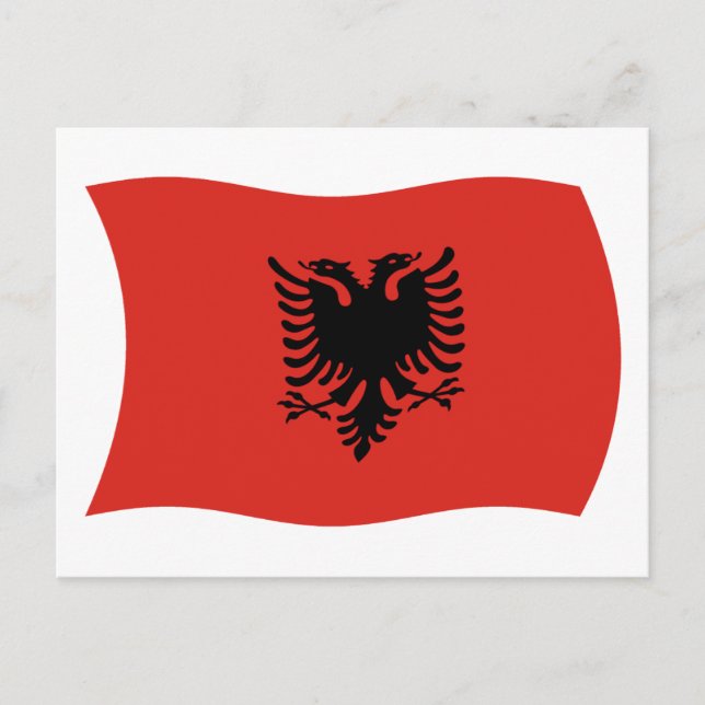 Albania Flag Postcard (Front)