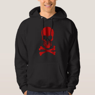 Albania Flag Skull Flag Albania Hoodie