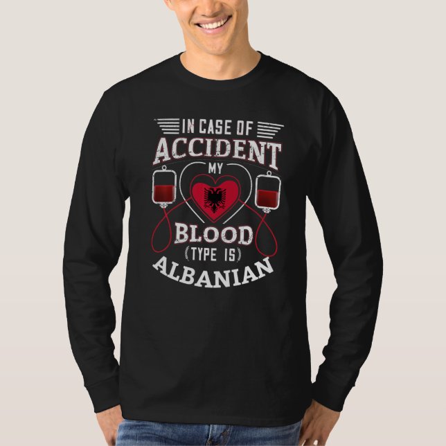 Albania Flag Souvenirs For Albanians Men & Women T-Shirt (Front)