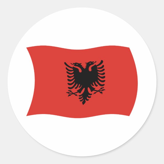 Albania Flag Sticker (Front)