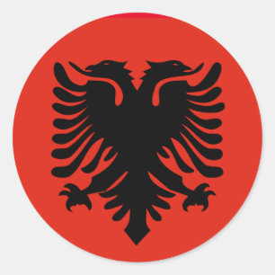 albania flag stickers